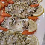 Dorada con vinagreta de anchoas